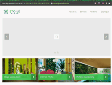 Tablet Screenshot of etoileflora.com